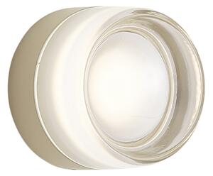 Lampada da parete di design beige con vetro opale IP44 - Michele