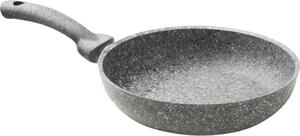 Accademia Mugnano Padella in Alluminio Forgiato 24 cm Rivestimento AM Mineral Stone Cuore di Pietra