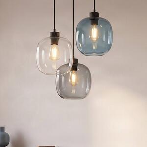Lampada a sospensione in vetro Elio TK Lighting, dimmerabile, Chiaro / Trasparente, Soggiorno / Sala da pranzo, Vetro, Moderno, Lampada a sospensione