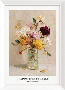 Dipinto stampato con cornice inclusa 56x75 cm Sunny Bouquet – Styler