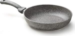 Accademia Mugnano Padella in Alluminio Forgiato 22 cm Rivestimento AM Mineral Stone Cuore di Pietra
