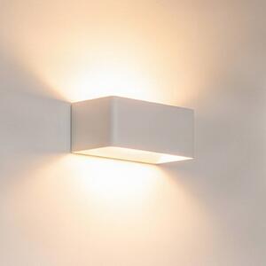 Applique da parete a LED Karam Arcchio, Bianco / Opale, Soggiorno / Sala da pranzo, Alluminio, Moderno, Applique a LED
