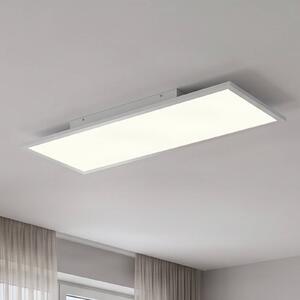 Plafoniera a LED Quais Lindby, Bianco / Opale, Cucina, Alluminio, Moderno, Plafoniera LED