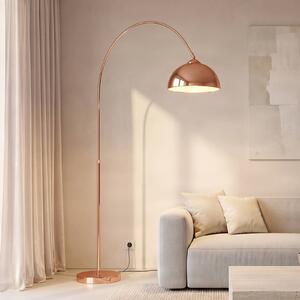 Lampada ad arco Lennart Lindby, Rame, Soggiorno / Sala da pranzo, Metallo, Moderno, Lampada da terra
