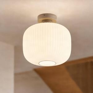 Plafoniera soffitto Evey NOLA, dimmerabile, Bianco / Opale, Soggiorno / Sala da pranzo, Vetro, Scandinavo, Plafoniera