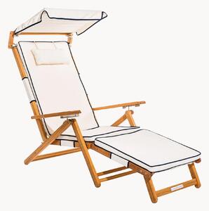 Sedia a sdraio pieghevole in legno di teak Club