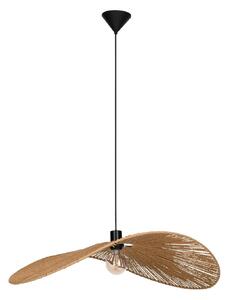 EGLO Lampada a sospensione Siruela, dimmerabile, Marrone / Ruggine, Soggiorno / Sala da pranzo, Carta / Lunolit / Lunopal, Lampada a sospensione