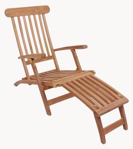 Sedia a sdraio regolabile in legno di teak Arrecife