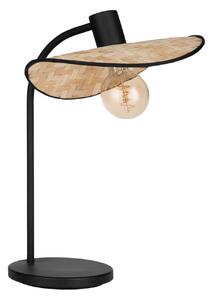 EGLO Lampada da tavolo Marywell, Legno chiaro, Soggiorno / Sala da pranzo, bambù, Lampada da tavolo
