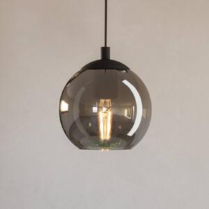 EGLO Lampada a sospensione Ariscani, dimmerabile, Nero, Soggiorno / Sala da pranzo, Vetro, Moderno, Lampada a sospensione