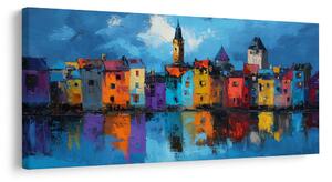 Quadro su tela – Magia della città serale
