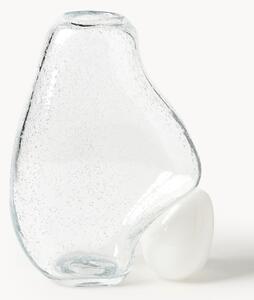 Vaso in vetro con bolle d'aria Nicky, alt. 30 cm