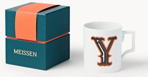 Westwing x MEISSEN, Tazza fatta a mano con motivo decorativo Initials