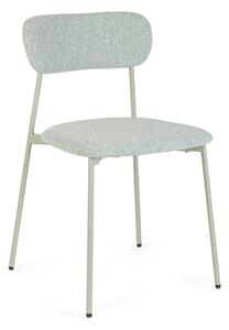 Sedia da pranzo color menta in imbottito Inka – Yes Everyday
