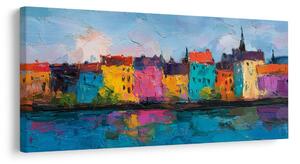 Quadro su tela – Architettura urbana colorata