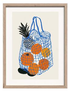 Dipinto stampato con cornice inclusa 30x40 cm Summer Fruit – Styler