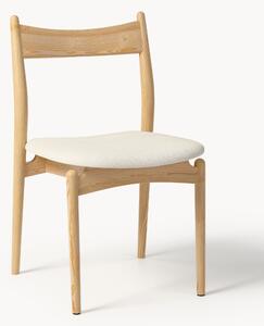 Sedia in legno di frassino con seduta imbottita Koa