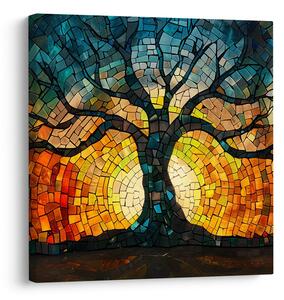 Quadro su tela – Albero della vita colorato