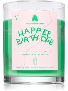 Not So Funny Any Crystal Candle Hapee Birthdae candela con cristallo 220 g