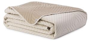 Copriletto beige in microfibra con rivestimento trapuntato 220x240 cm Softa – Restilo
