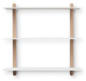 GEJST - Nivo Shelf Large A Claro Quercia/Bianco