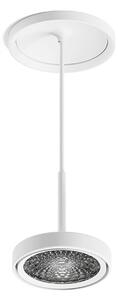 Lampada a sospensione Sigor, Nivo, dimmerabile, Bianco, Soggiorno, Alluminio, Moderno