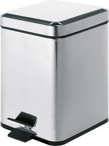 GEDY Pattumiera a Pedale Cestino in Acciaio inox Capacit 5 litri colore Cromo Lucido - 2309/130 Argenta