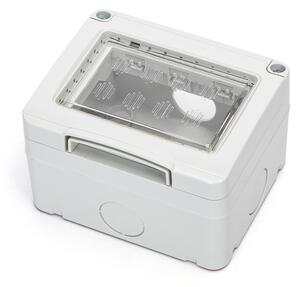 Cassetta esterna impermeabile 3 moduli custodia IP55 per pulsanti compatibile anche con Vimar Plana