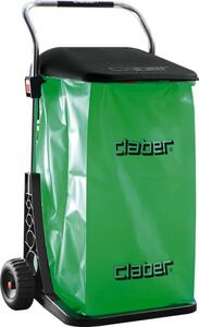 Claber Pattumiera Carrello per Esterno portasacco con coperchio - 8934