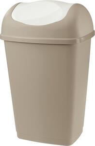 Tontarelli Pattumiera con Coperchio basculante GRACE Tortora 50 Litri - 8101951ACE