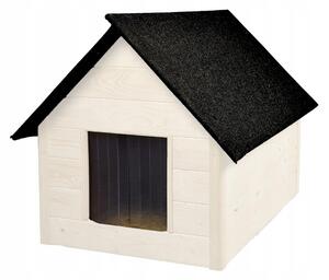 Cuccia isolata per cani con cuscino lettino | Colore bianco| Ideale per giardino e patio | Comfort in estate e in inverno | Robusta e resistente alle intemperie