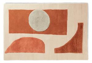 Ferm LIVING - Bloco Tufted Rug Large Blush/Off-White ferm LIVING