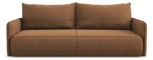 Divano arancione allungabile/con contenitore 216 cm Nanea – Makamii