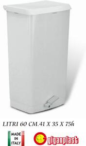 Giganplast Pattumiera litri 60 con Pedale e Reggisacco Bia - 010903