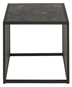 Tavolo portaoggetti in pietra 40x40 cm Strington - Actona