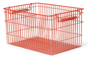 Ferm LIVING - Cala Stackable Baskets Set of 2 Poppy Rosso ferm LIVING