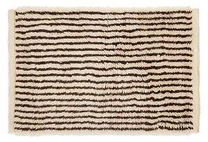 Ferm LIVING - Kami Knotted Rug 80x120 Off-white/Coffee ferm LIVING