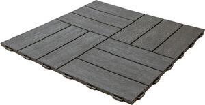 ArtPlast Pavimento da Esterno in Polipropilene Effetto Legno Dimensioni 56x56 cm - P56PQMS