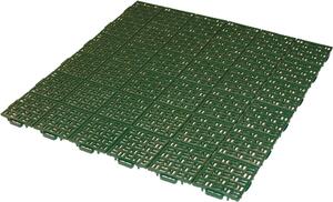 ArtPlast Pavimento da Esterno Drenante in Polipropilene Dimensioni 56x56 cm colore Verde - P56PVD