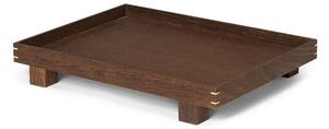 Ferm LIVING - Bon Wooden Tray Small Smoked Oak ferm LIVING