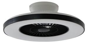 Lindby - Paavo LED Smart Ventilatore a soffitto Nero Lindby