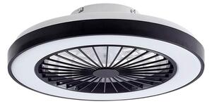 Lindby - Teleo LED Ventilatore a soffitto Nero Lindby