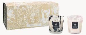 Set di 2 candele profumate White Pearls & Black Pearls (orchidea, pompelmo)