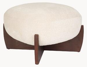 Pouf in legno di caucciù Emilius