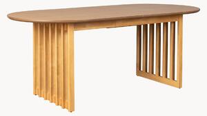Tavolo allungabile in legno di albero della gomma Barlet, 200 - 240 x 75 cm