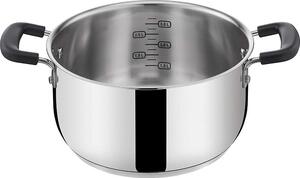 LAGOSTINA Pentola a Induzione Casseruola 22 cm Acciaio Lucido - Pratica