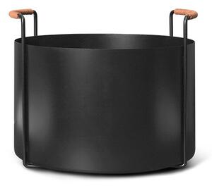 Ferm LIVING - Port Firewood Bucket Nero ferm LIVING