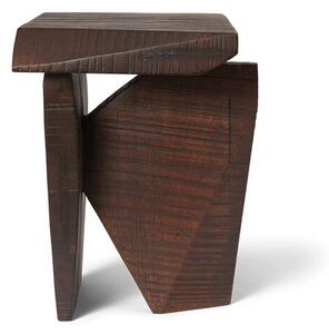 Ferm LIVING - Silva Piece Side Table Dark Stained Mango Wood ferm LIVING