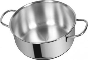 Metalsomma Pentola a Induzione Casseruola Acciaio Inox 22 cm - Plus