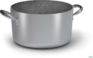 BALLARINI Pentola a Induzione Casseruola Antiaderente 24 cm Serie 6900 Alluminato e Nero - Serie 6900